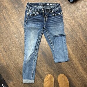 Miss Me Blue mid-rise-skinny Denim Jeans